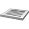Ekena Millwork Diamond Surface Mount PVC Gable Vent: Non-Functional, w/ 2"W x 1-1/2"P Brickmould Frame, 20"W x 20"H GVPDI20X2002SN - alternate 4